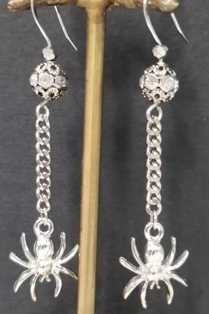 Webbing Spider Earrings
