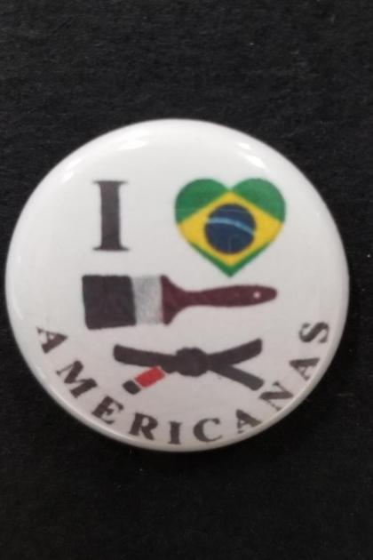 I LOVE AMERICANAS PIN