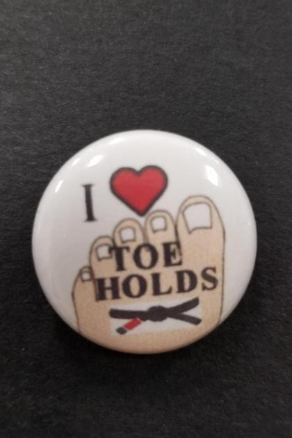 I LOVE TOE HOLDS PIN
