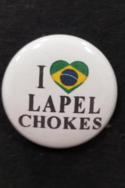 I LOVE LAPEL CHOKES PIN