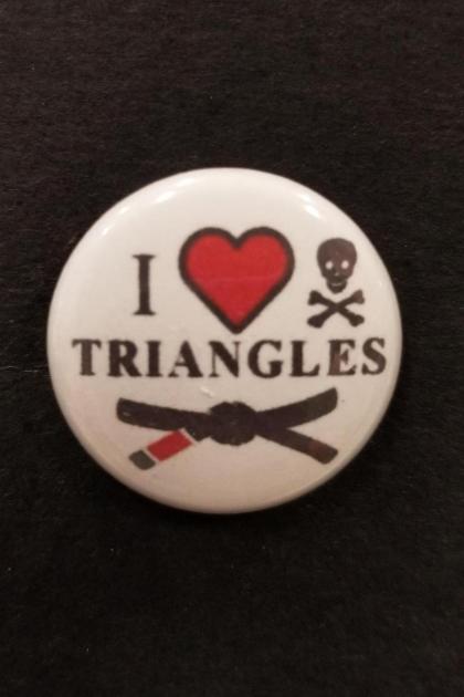 I LOVE TRIANGLES PIN