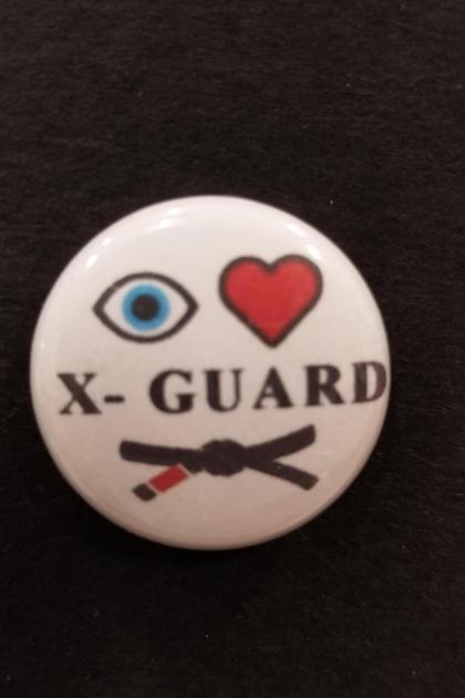 I LOVE X GUARD PIN