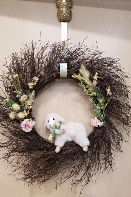 Spring Lamb Wreath