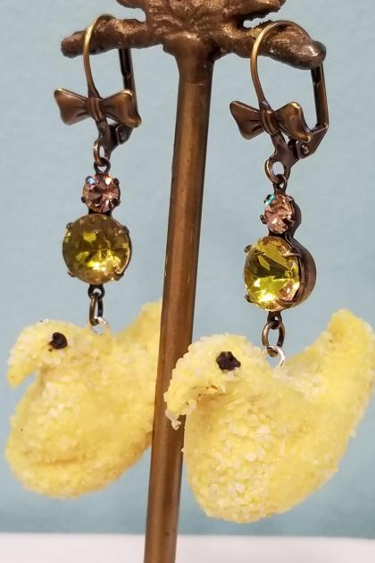 Yellow Chick PEEP Earrings