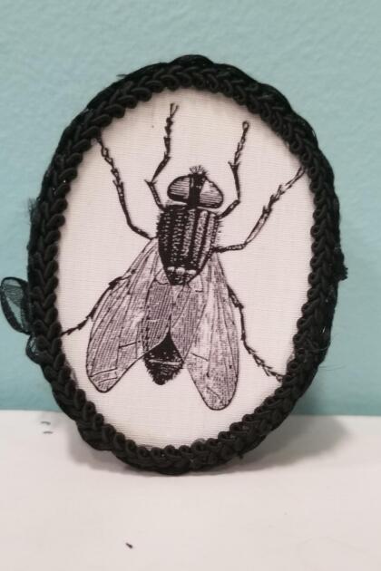 Vintage Fly Illustration Decorative Box