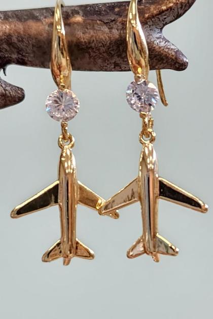 Airplane Earrings